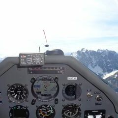 Flugwegposition um 13:20:09: Aufgenommen in der Nähe von Gemeinde Kirchdorf in Tirol, Österreich in 2281 Meter